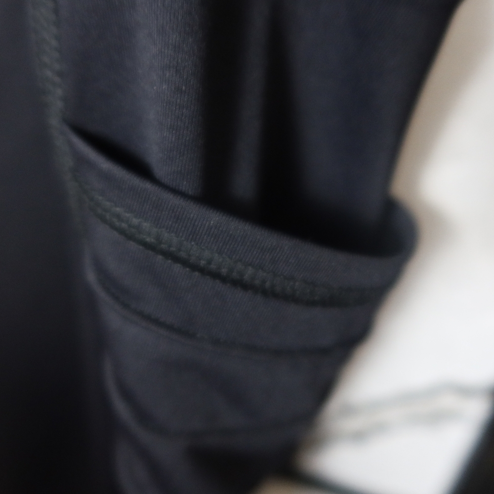 Fila Black Sport Leggings Ribbed Sides Extra Large - Picture 4 of 11